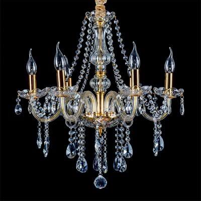 6-Light Candle Style Chandelier S483