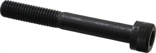 M10x1.50 Metric Coarse Hex Socket Cap Screw, Grade 12.9 Alloy Steel, Black Oxide, Partially Threaded X895613
