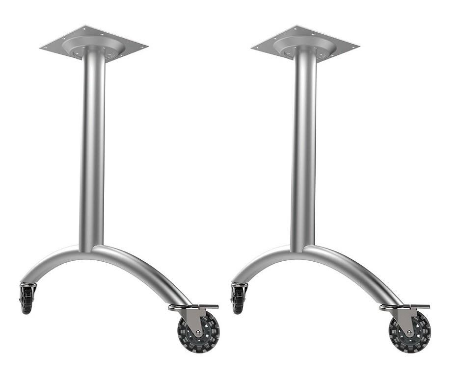 Silver Steel Arc Legs, Set of 2 V664455