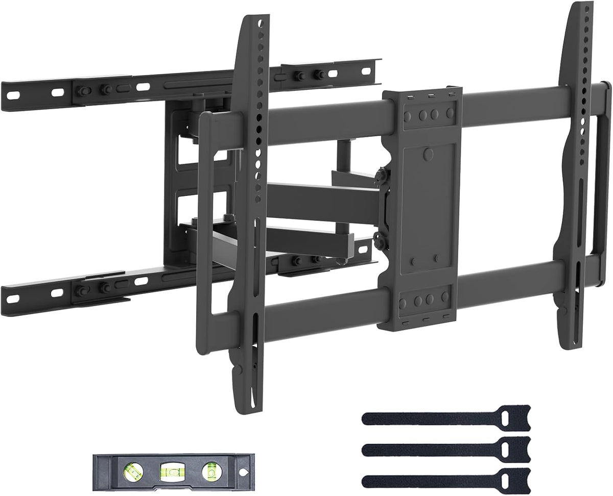 Full Motion TV Wall Mount Bracket, Dual Articulating Arms, Max VESA 600x400mm, Pack of 2 X393419