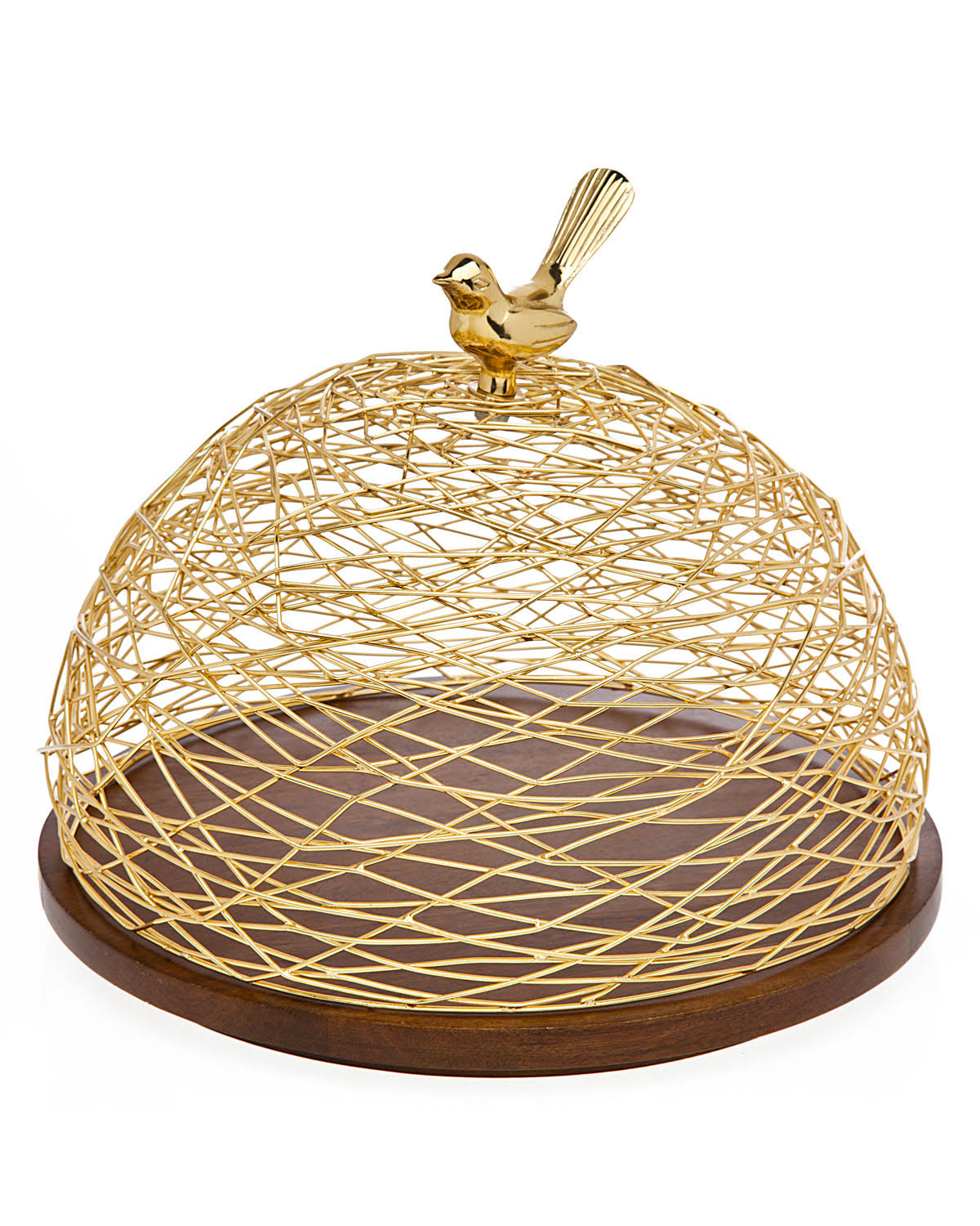 Gold Dome Cake Plate Y69067