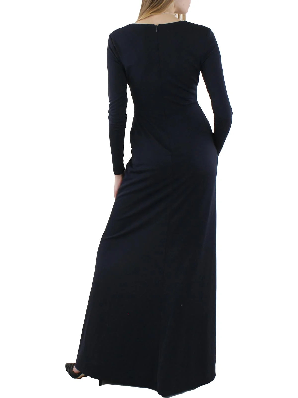 V Neck Long Evening Dress O877