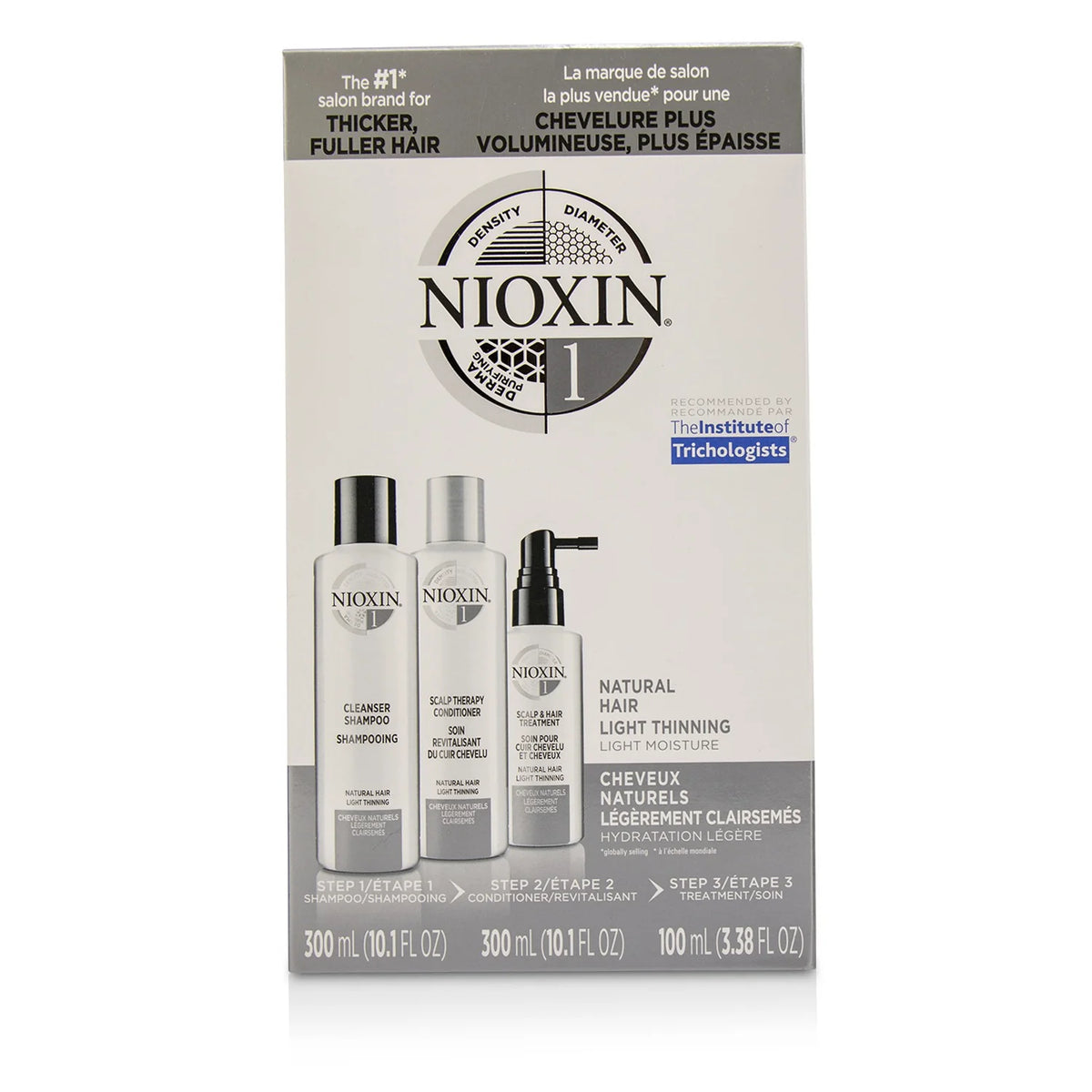 3pcs Care System Kit for Natural Hair B258