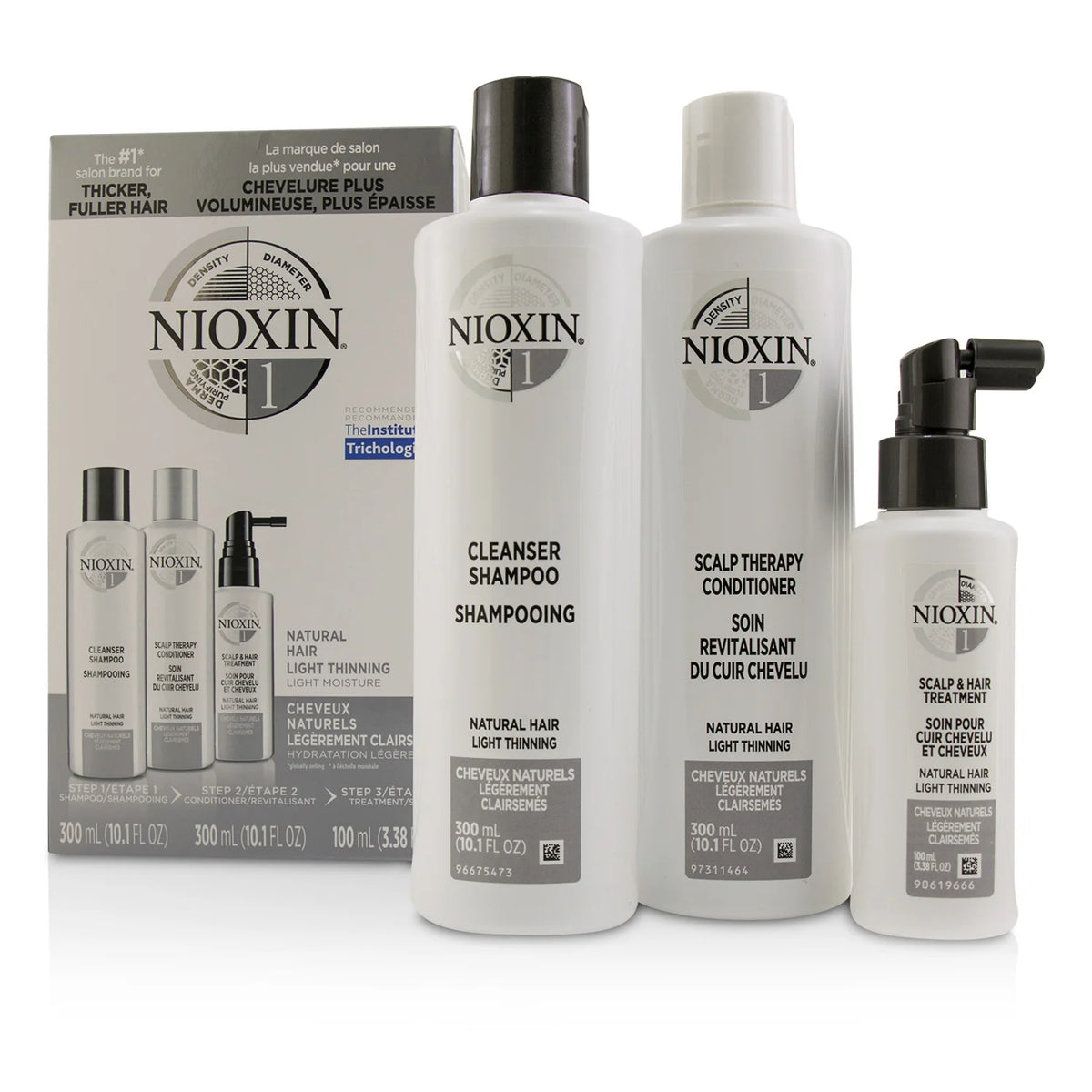 3pcs Care System Kit for Natural Hair B258