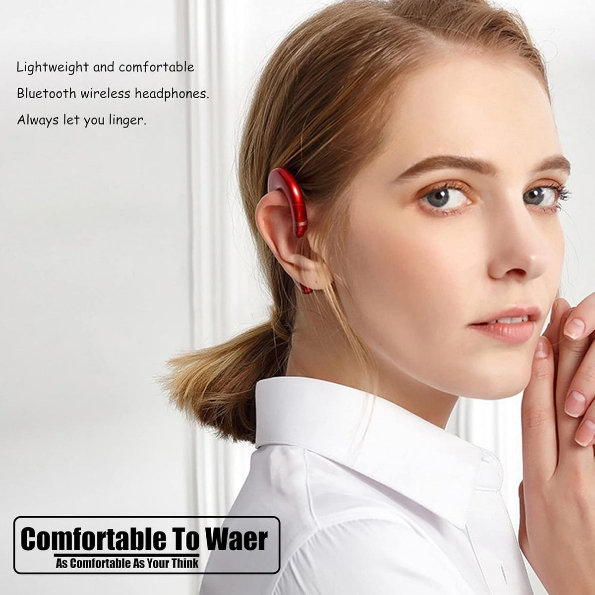 Air Conduction Open Ear Wireless Bluetooth Headphones with Microphone I43809