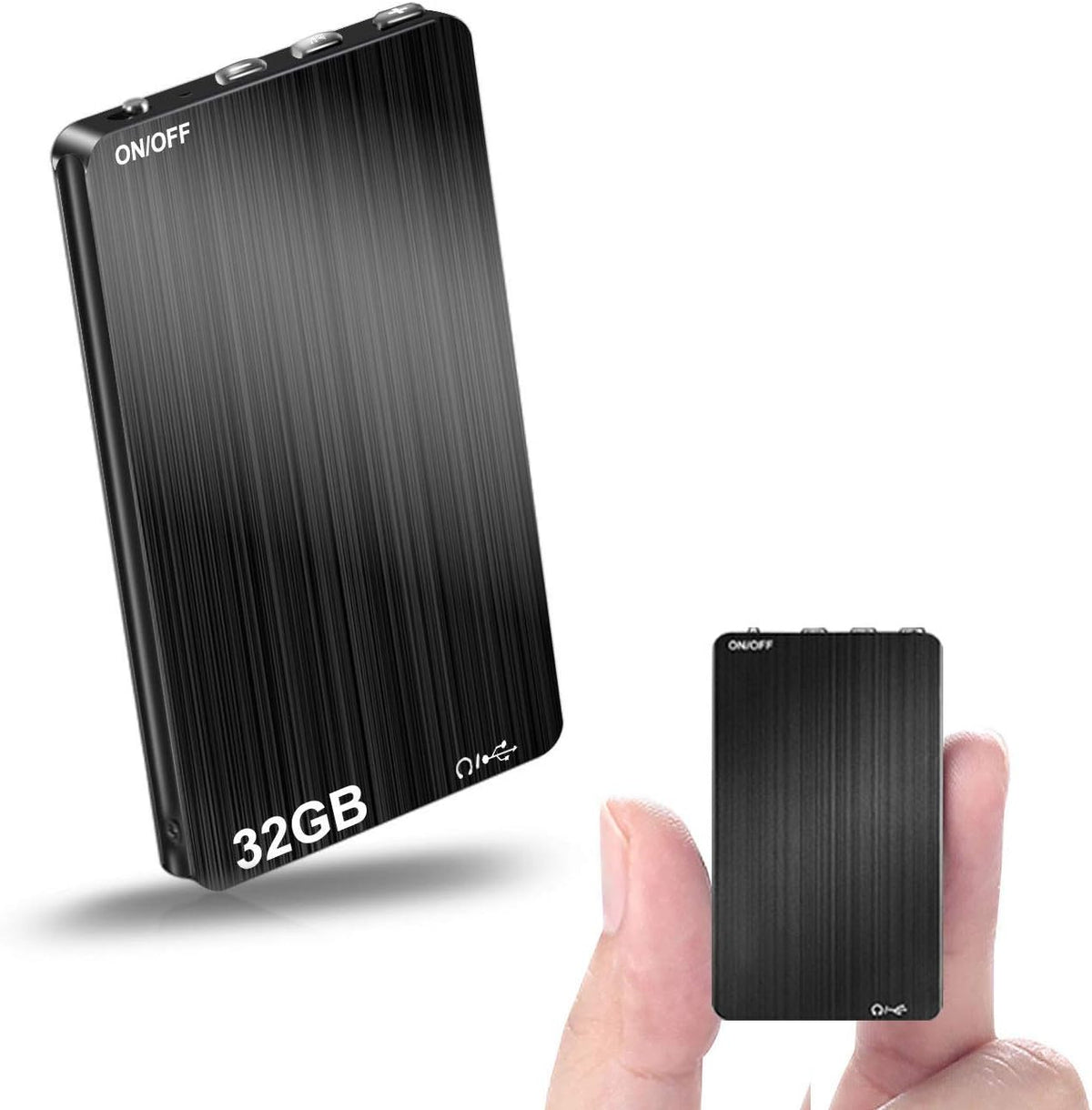 32GB Voice Activated Digital Voice Recorder, Pack of 2 B24330