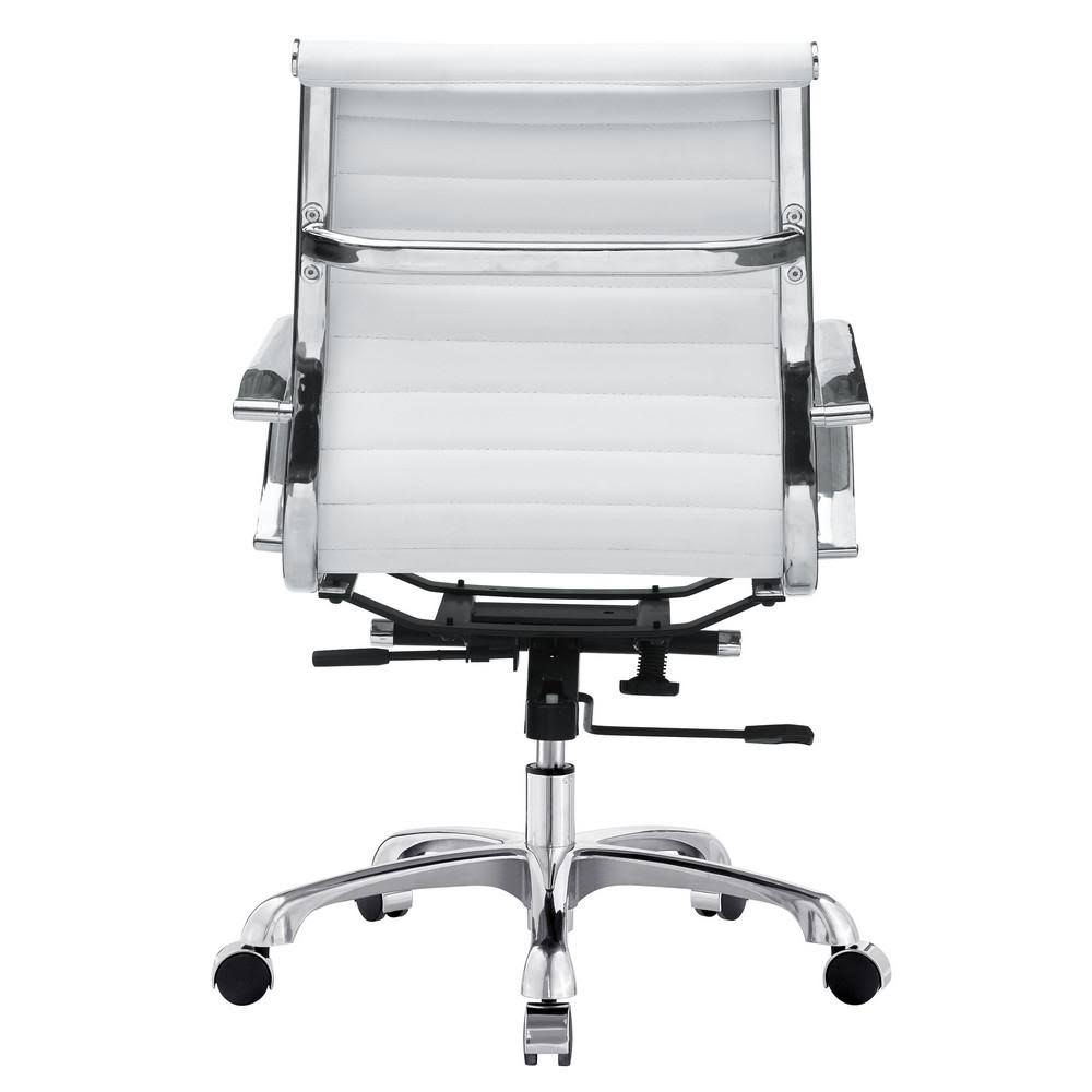 White Mid Back Office Chair L706171
