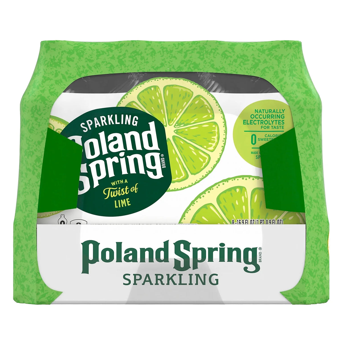 Sparkling Water Lime Triple Berry & Lemon 16.9 oz. Bottles 24/Carton V538035