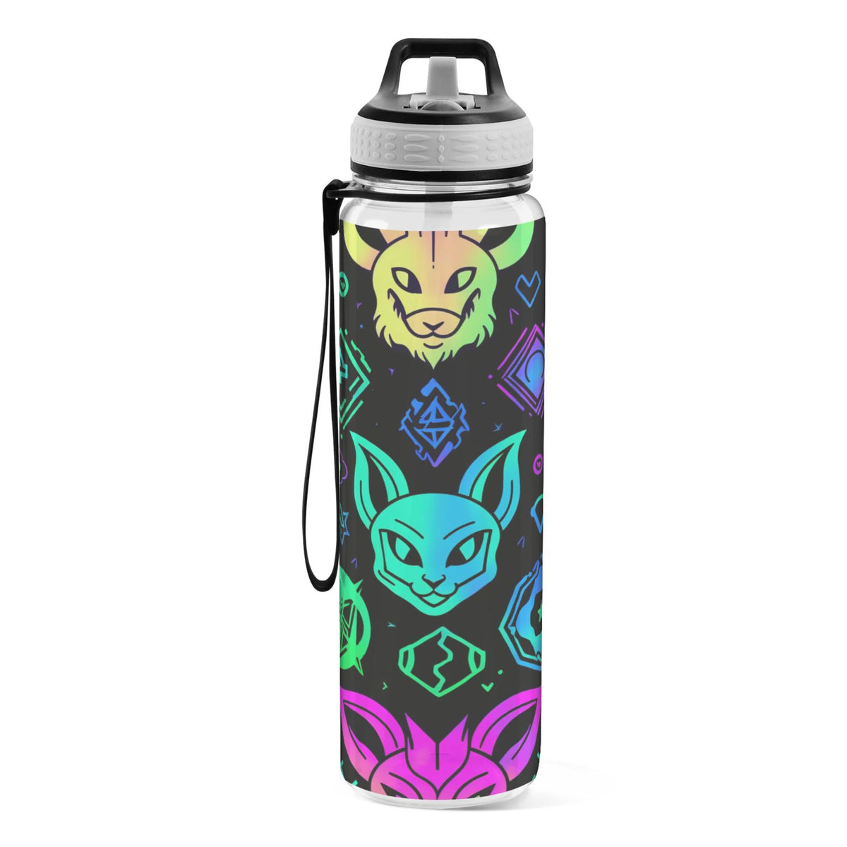 Purple 32oz Tritan Sports Water Bottle with Straw O5672