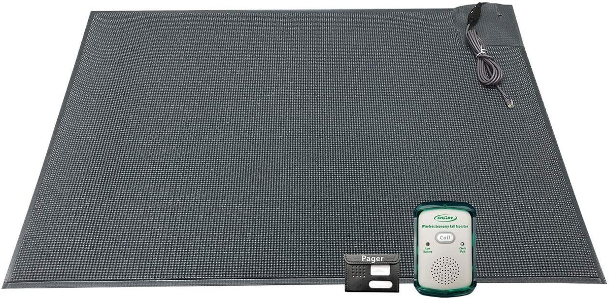 Quiet Fall Alert with Floor Mat and Caregiver Pager V54147