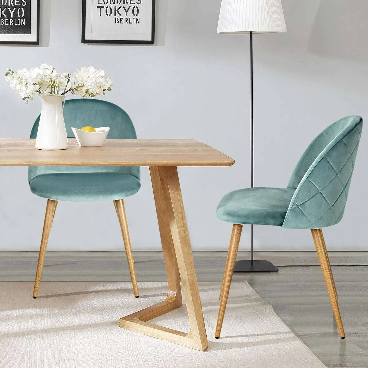 Velvet Dining Chair Set of 2 S98546