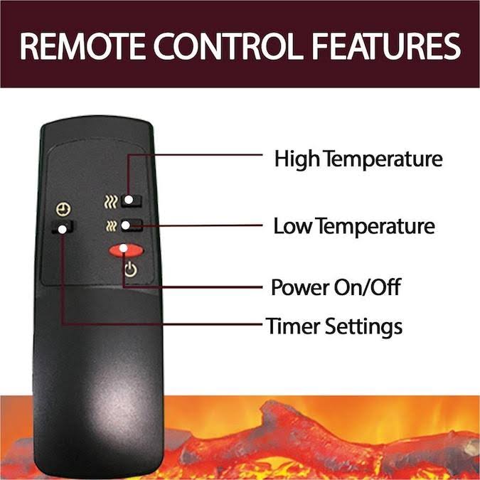 Freestanding Electric Fireplace Insert with Remote Control E9152